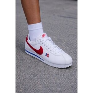 Nike Cortez 72 Floral Sneakers Mens 15 White Red Blue Excellent Retro Shoes